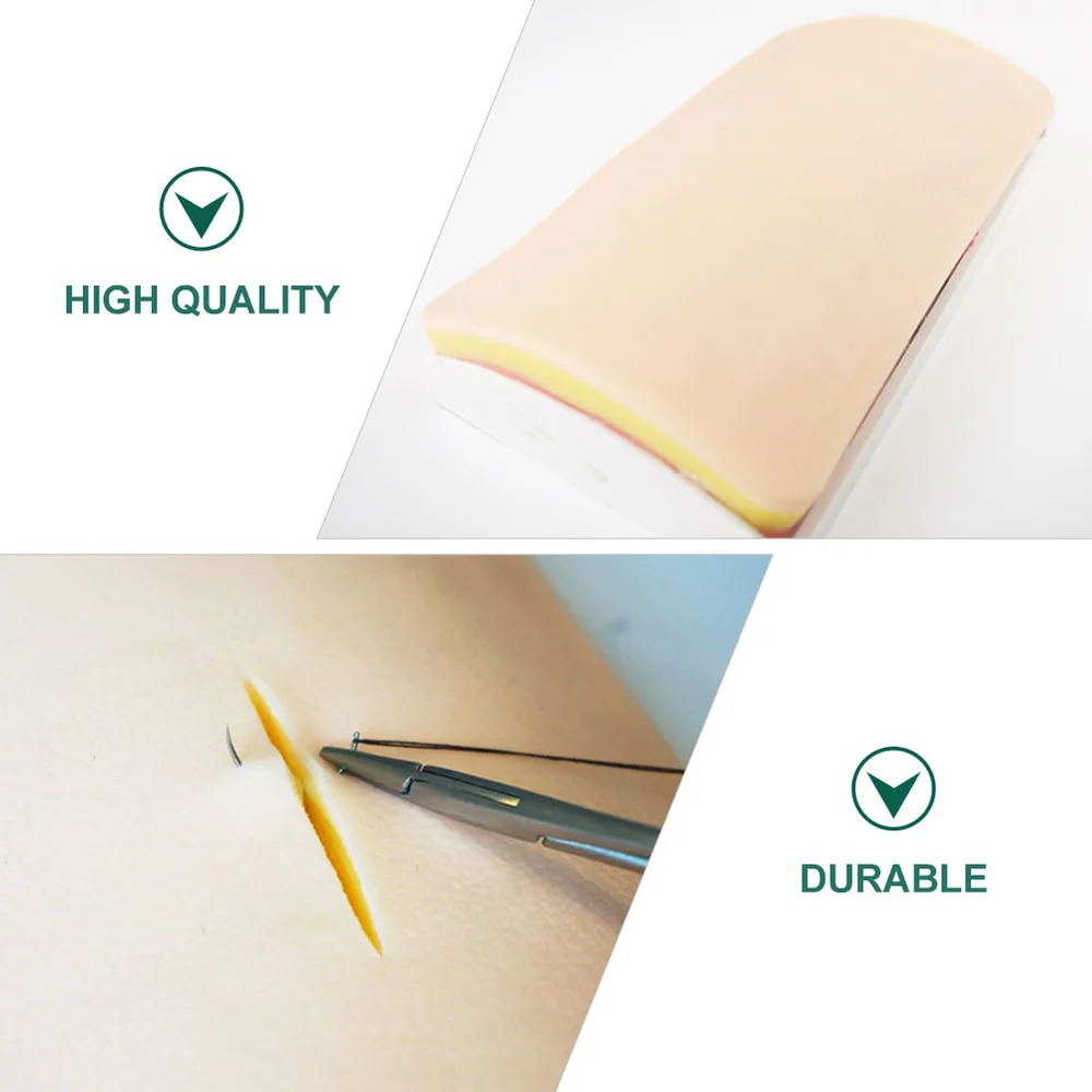

Realistic Suture Training Supplies Silicone Suture Artificial Skin Module