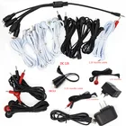 Электрошоковый провод для электрического набора электрический кабель для подключения терапевтического массажера электрические БДСМ игрушки E-stim секс аксессуары линия