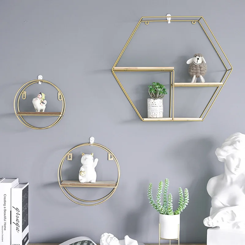 Настенные часы в скандинавском стиле круглые металлические двухслойные