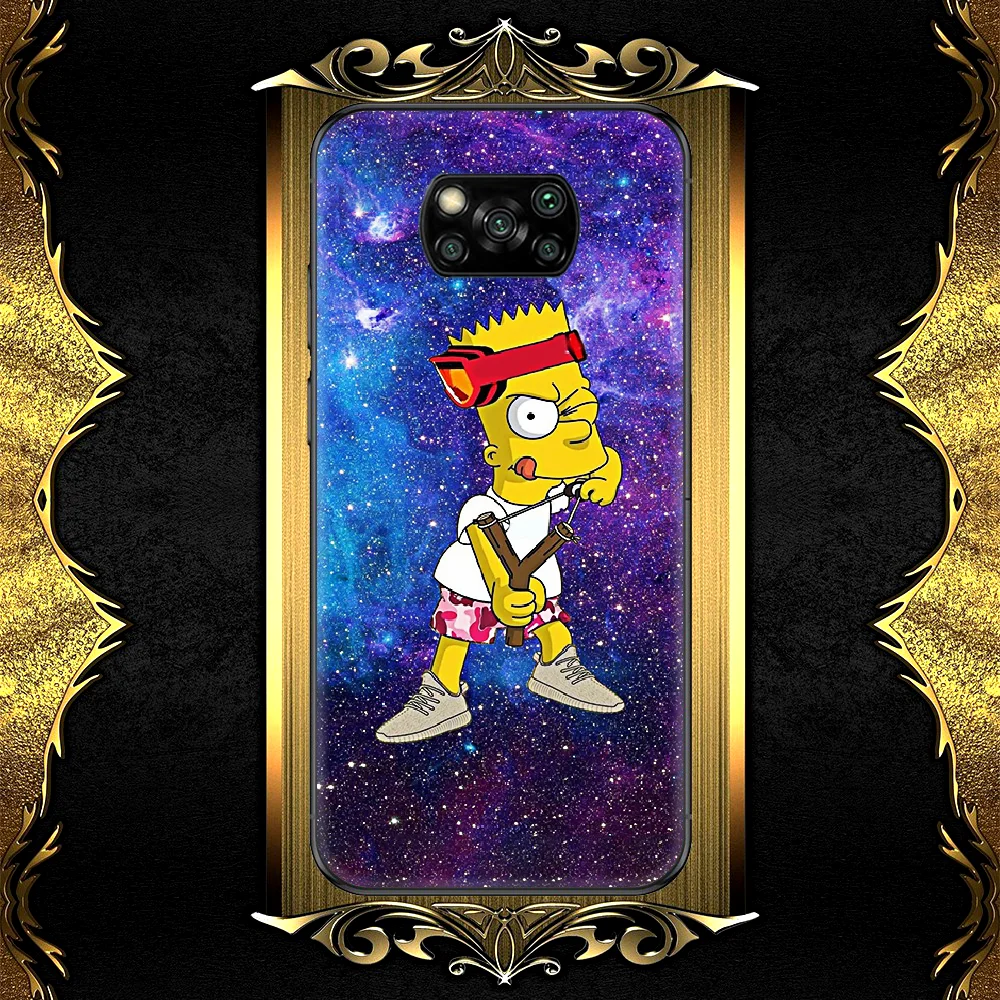 

Funny Simpsone Cartoon Phone Case For Xiaomi Mi Note 10 A3 9 MAX 3 A2 8 9 10 11 Lite Pro Ultra black Etui Silicone Waterproof