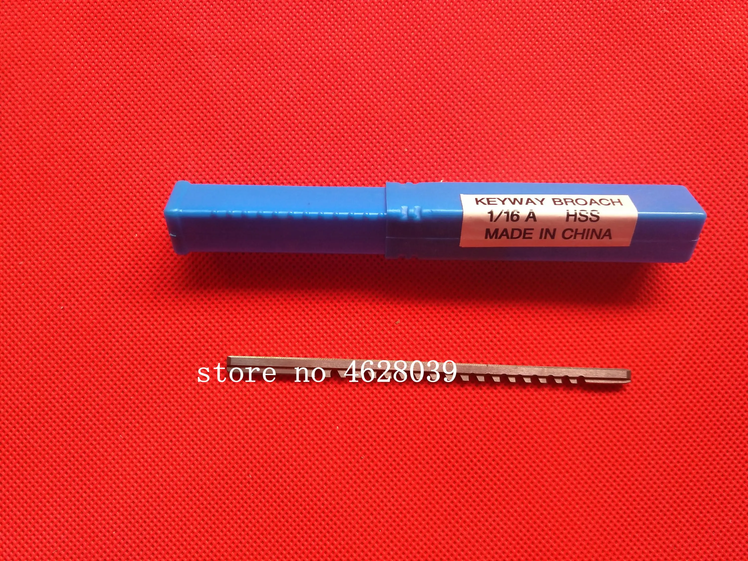 Шпоночный Broach 1/16 &quotдюймовый нажимной Тип Высокоскоростная сталь HSS Режущий