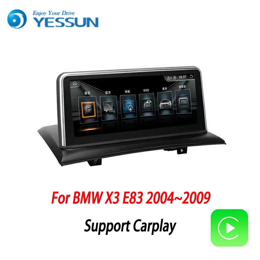 Радио YESSUN Android автомобильный мультимедийный плеер для BMW X3 E83 2004 ~ 2009 стерео радио