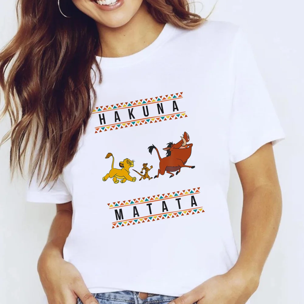 Футболки для девочек футболки с принтом хакуна матата это означает что не