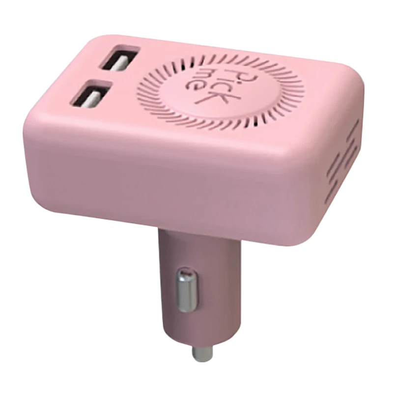 

NEW-Car Air Purifier Air Filter Ionizer with Dual USB Charge Car Interior Car Electronics Air 12V