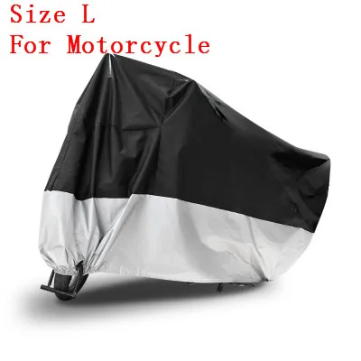 For Motorcycle L Портативный защитный чехол для велосипеда и мотоцикла, водостойкий Пылезащитный УФ-защитный чехол для велосипеда с замочной скважиной - Цвет: For Motorcycle L