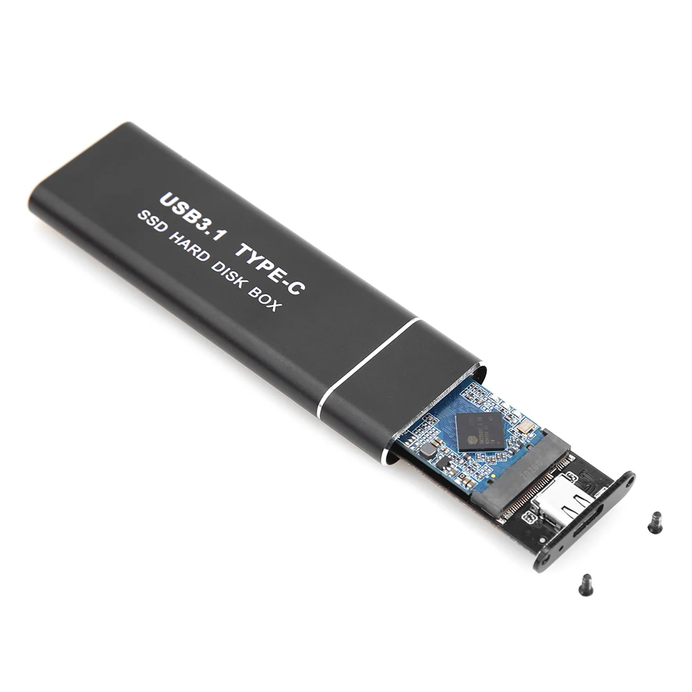 M.2 SATA SSD 128GB 256GB 512GB 1TB 3D NAND NGFF M2 2280 SSD Internal Solid State Drive + USB Type C to M.2 Adapter Kit for Deskt