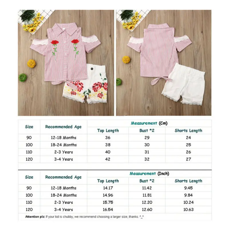 Одежда для маленьких девочек коллекция 2019 года розовые Топы в полоску с розами и