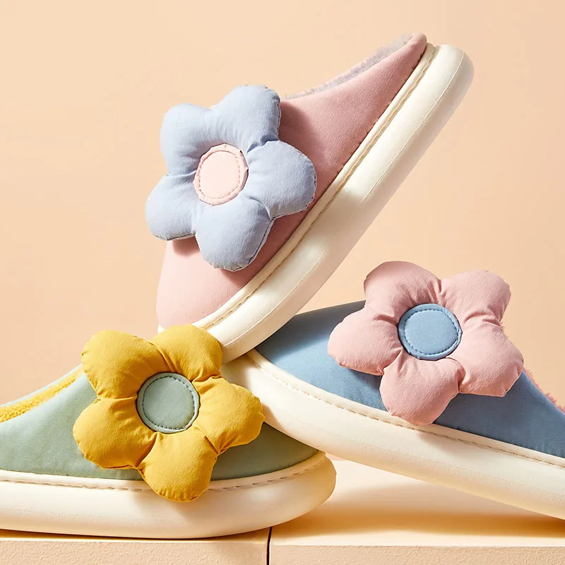 

Новинка 2021, зимние пушистые тапочки, женские кроссовки, домашняя обувь, Симпатичные Теплые сандалии, мягкие плюшевые мягкие на толстой подо...