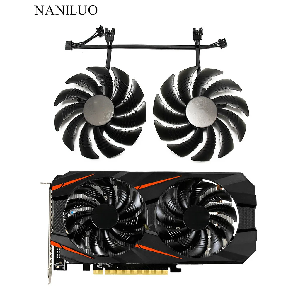 

Новый вентилятор охлаждения 87 мм PLD09210S12HH 0.40A 4Pin для Gigabyte GeForce REDEON AORUS RX580/570 GIGABYTE GV-RX5