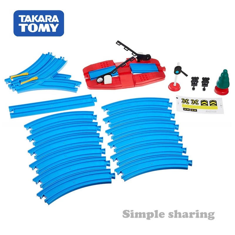 Takara Tomy Tomica Plarail Rail Set B Hot Pop Забавная детская Миниатюрная модель поезда набор литых