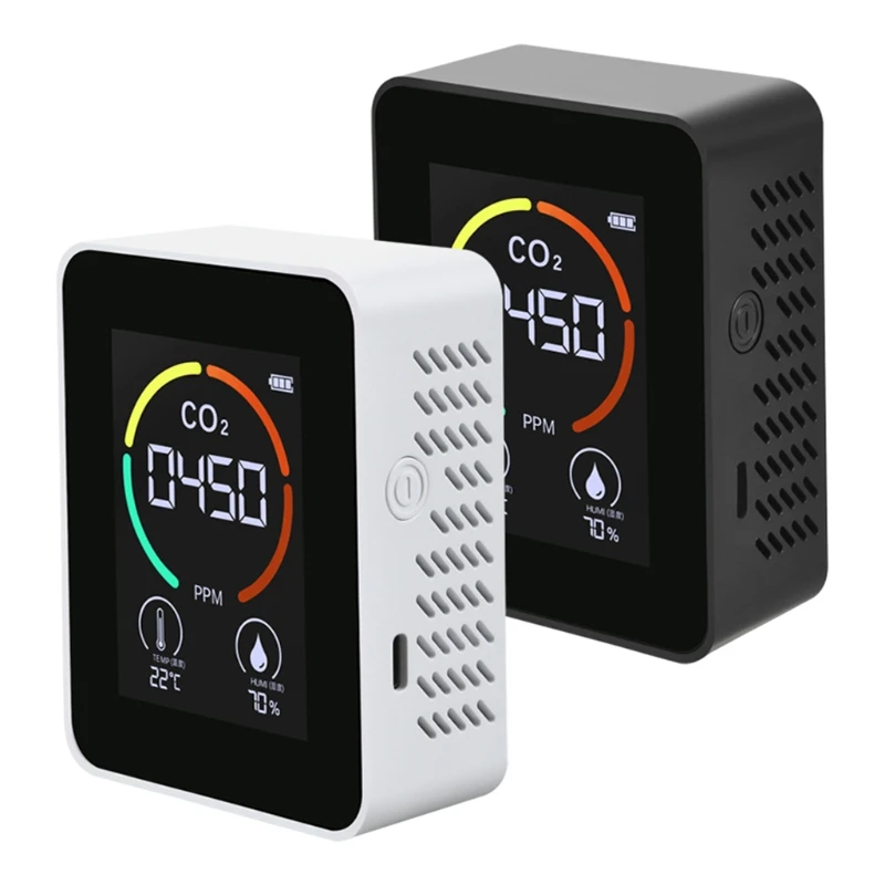 

Carbon Dioxide Formaldehyde Detector Portable Rechargable Air Quality Monitor Y5JA