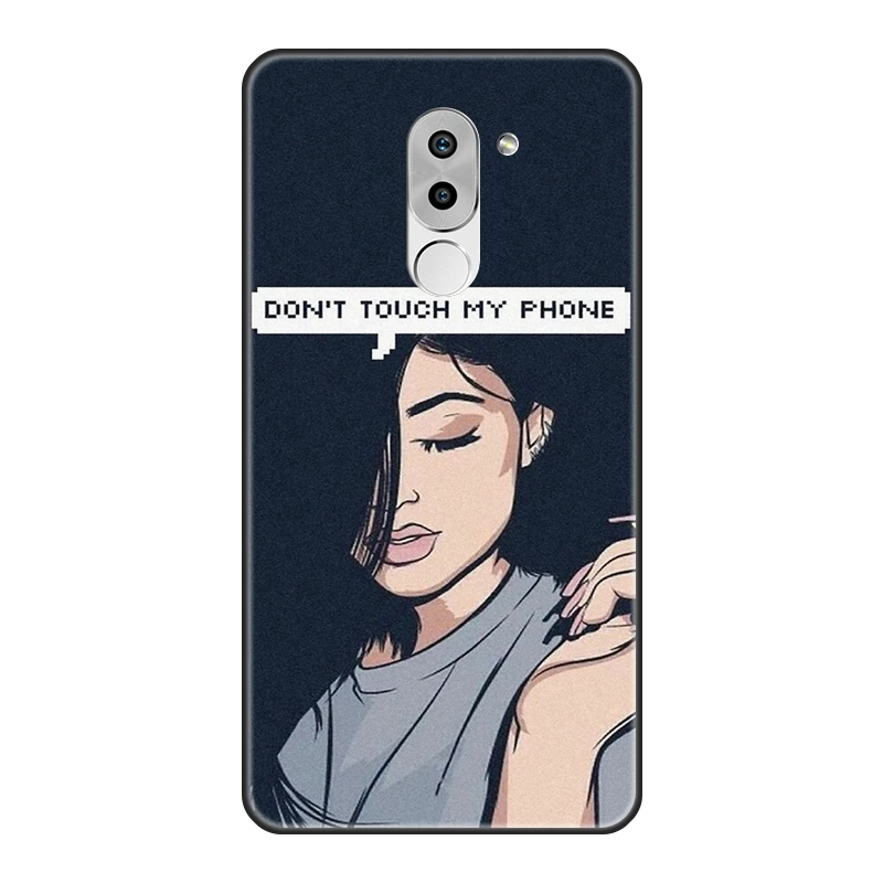 Phone Case For Huawei Honor 4C 5C 6C 6A Pro Silicone Quotes Funny Black Girl Back Cover 4X 5A 5X 6 6X | Мобильные телефоны и