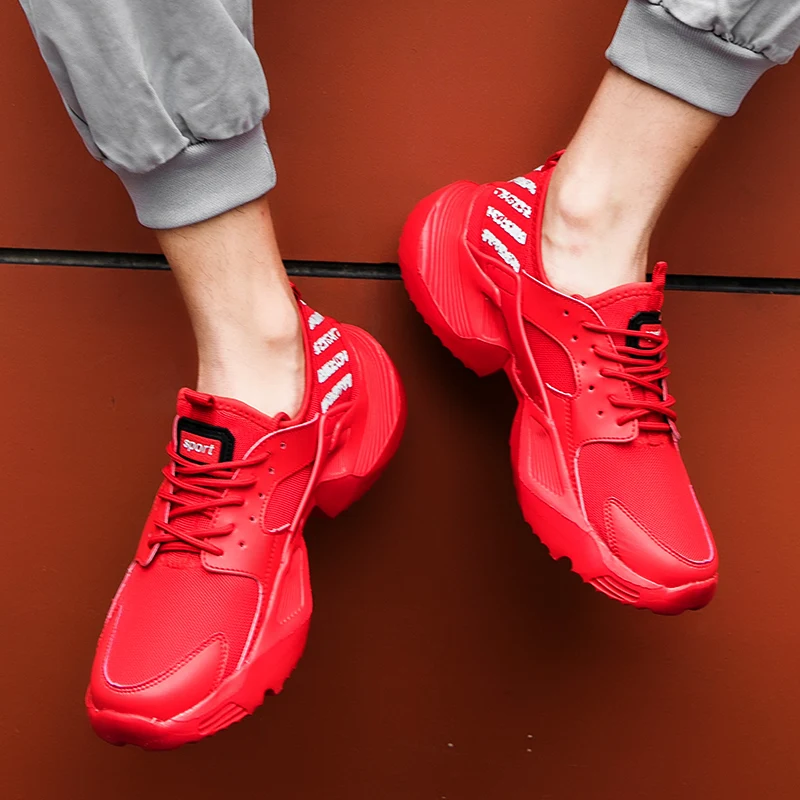 TULUO/Классические Легкие кроссовки для бега мужские брендовые на бретелях Мужские