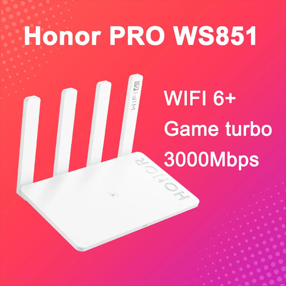 Новое поступление Huawei Honor Wi Fi 3 беспроводной маршрутизатор Оригинальная 6 + 3000 Мбит