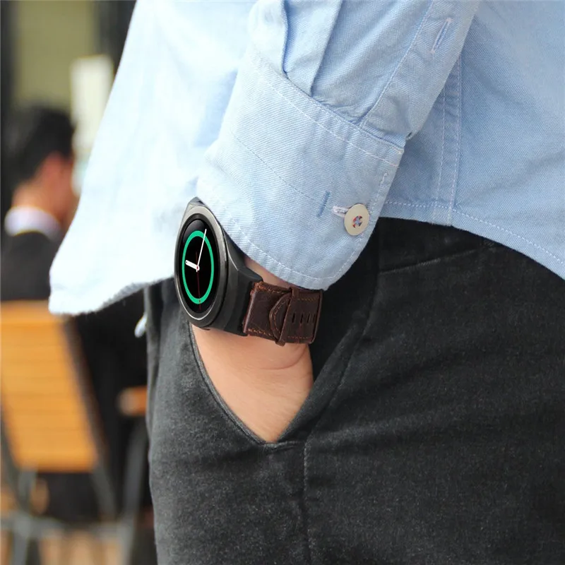 Браслеты для Samsung S2 SM R730 R720 спортивные классические Frontier пояса из натуральной