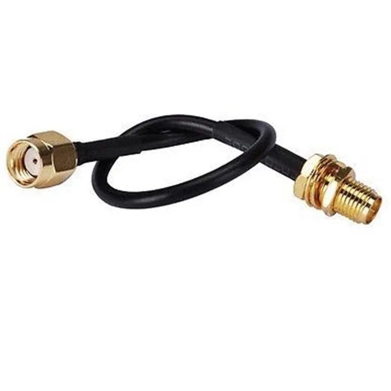 Кабель-адаптер 15 см RG174 с разъемом SMA на гнездо RF коаксиальный перемычка