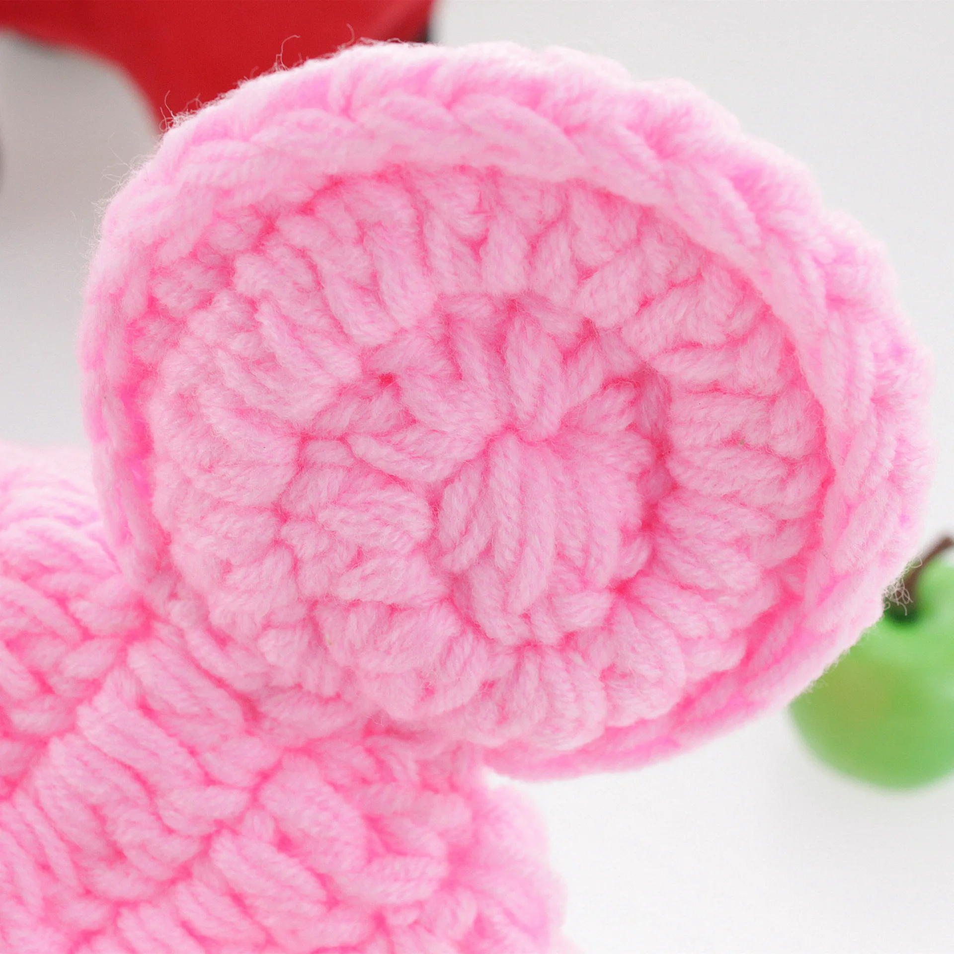 Вязаная Цветочная шляпа для фотографирования новорожденных реквизит младенцев