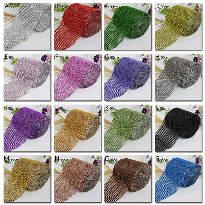 

90cm Crystal Craft Accessories Rhinestone Mesh Cricut Supplies DIY Hand Made Creatite Christmas Wedding Material for Needlework