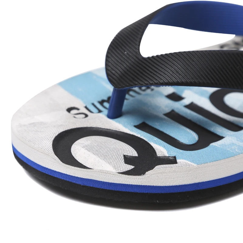 PUZA/Новинка мужские летние пляжные вьетнамки на плоской подошве Нескользящие