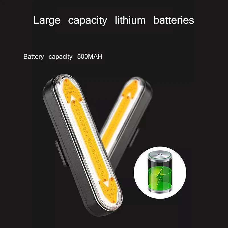 

Bike Bicycle Light LED Taillight Rear Tail Safety Warning Cycling Portable Light USB Style Rechargeable Or Battery Style