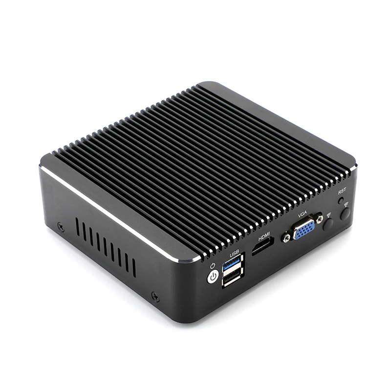 Мини-ПК без вентилятора X86 Linux 4LAN Celeron J3160 J3455 J4205 N4200 N2840 N2940 N3540 J1900 брандмауэр роутер