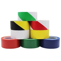 48mm33m3rolls packing tape warning adhesive tape colorful crossing landmark pvc cordon red and blue white floor adhesive tape