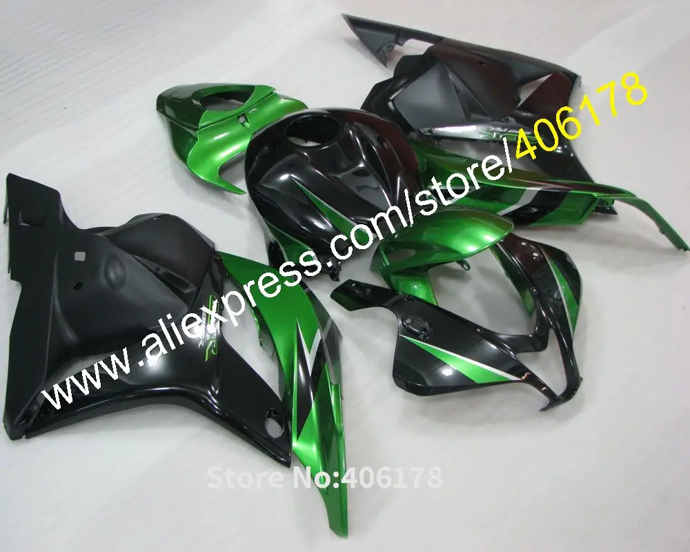 

Wholesale Customized Fairing Kit For Honda F5 CBR600RR 2009-2012 Black Green Fairings (Injection Molding)