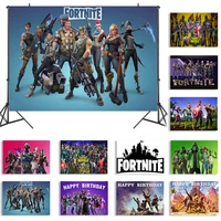 200300 cm genuine fortnite party birthday background cloth game figure wall backdrop decoration wallpaper accessories kids gift