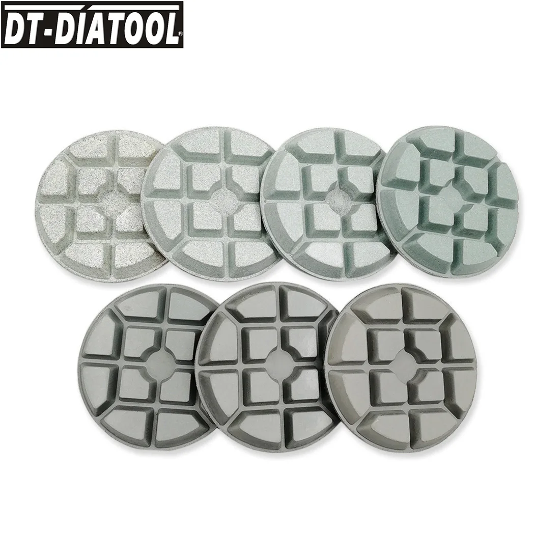 DT-DIATOOL 3 шт./компл. Grits #100 Алмазная Смола Бонд бетонные полировальные колодки