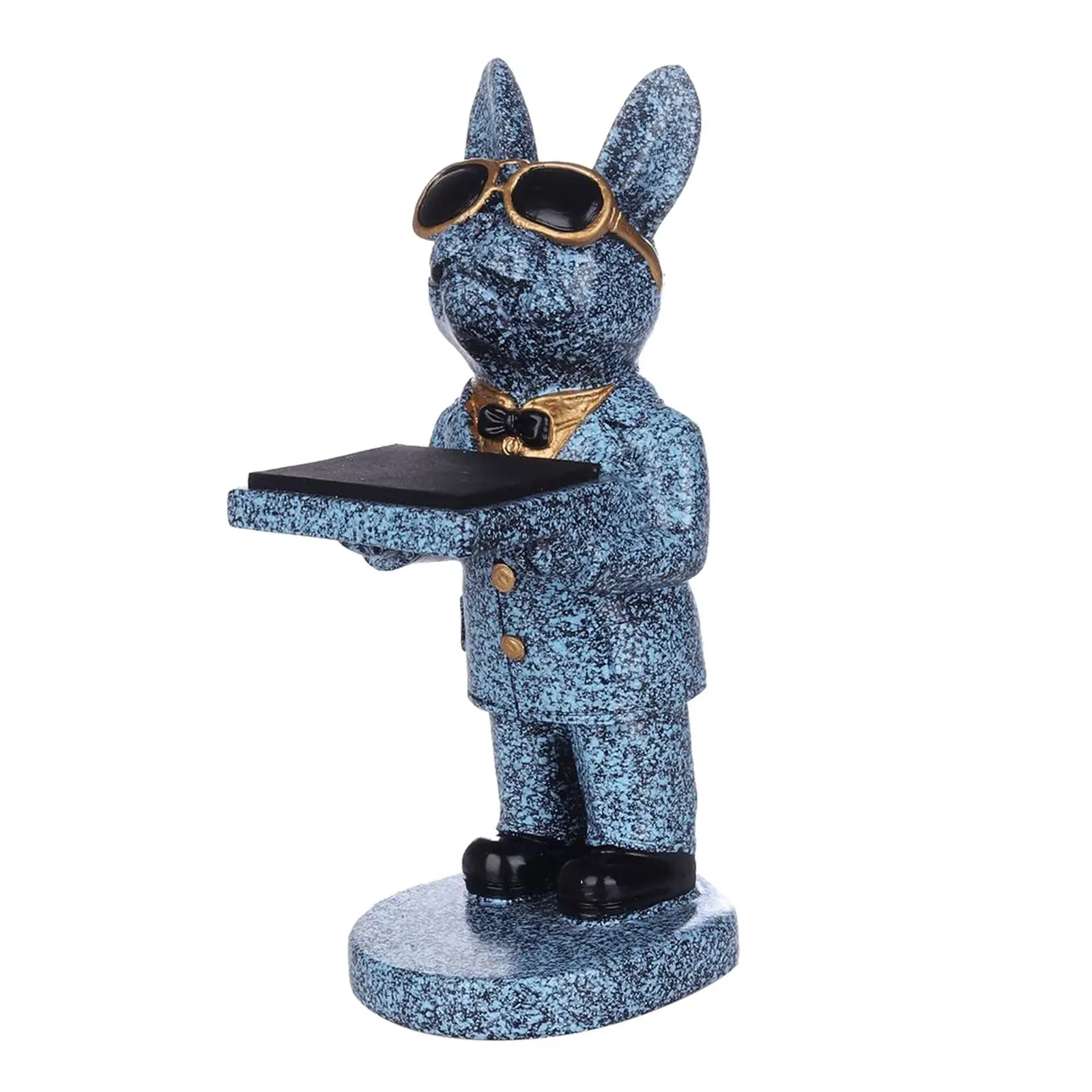 

Newfancy Bulldog Watch Stand Ring Stand Creative Glasses Holder Watch Storage Table