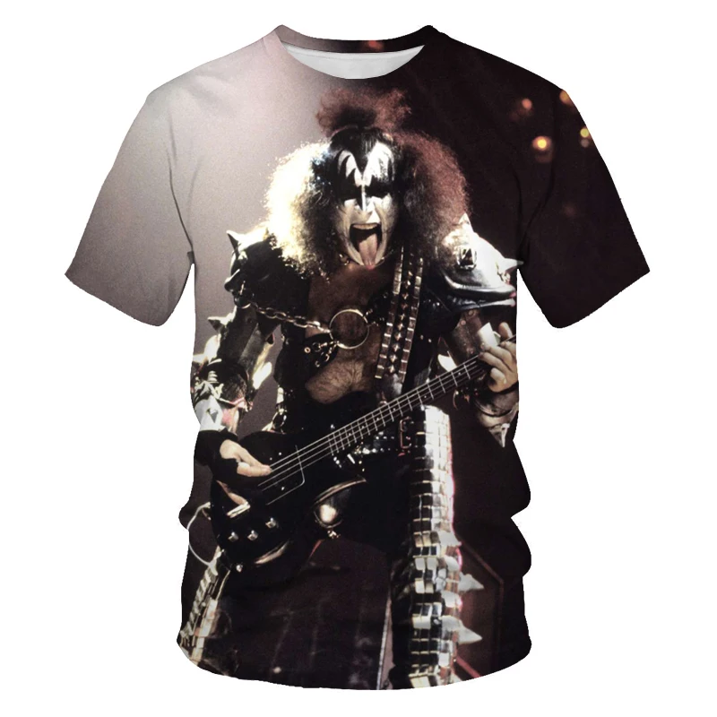 Футболка мужская с 3D-принтом страстной дикой модная тенниска серии ремешком