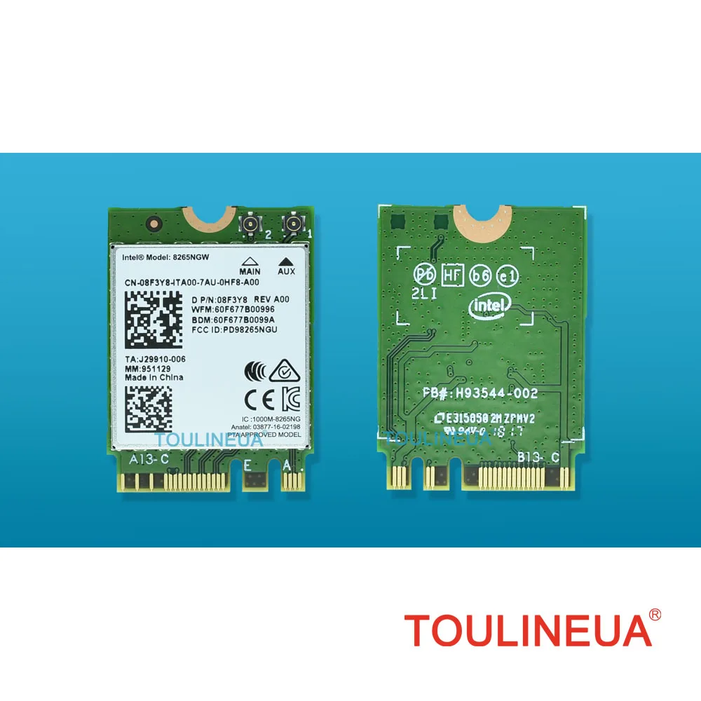 Беспроводная сетевая карта Intel Двухдиапазонная PK 8265 5G 867 7265 Мбит/с|wireless 8260|7260 acac |