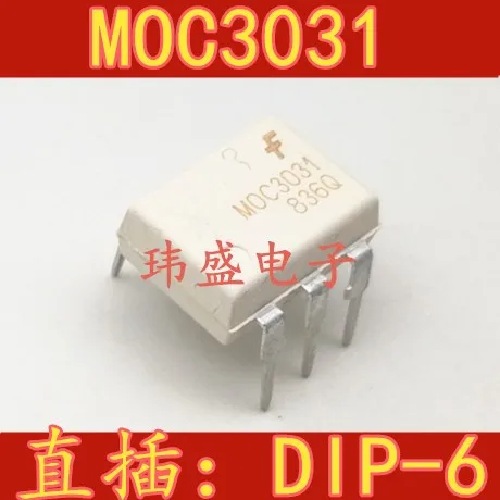 

10pcs MOC3031 DIP-6