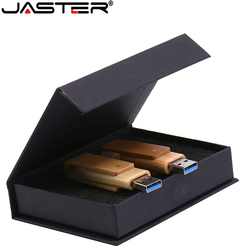 JASTER Natural wooden walnut and carbonized bamboo usb 2.0 memory flash stick pen drive with custom box | Компьютеры и офис