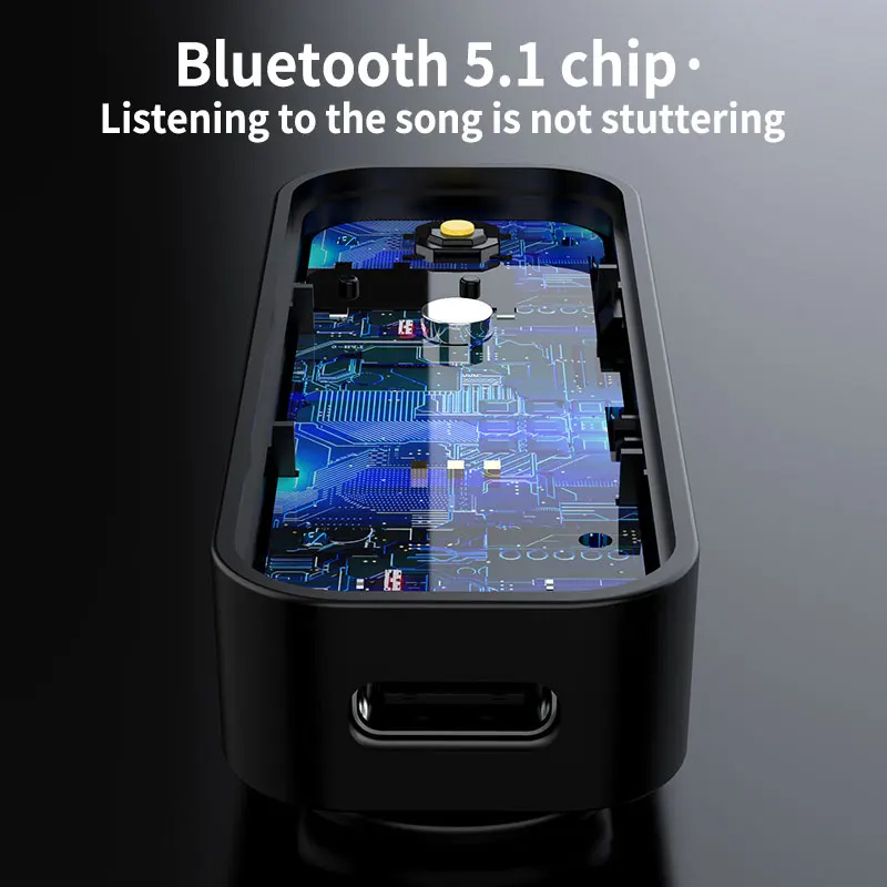 tebe Bluetooth Stereo Receiver Transmitter Car 3.5mm Aux Wireless Audio Adapter with Clip For TV Headphones Speaker | Электроника