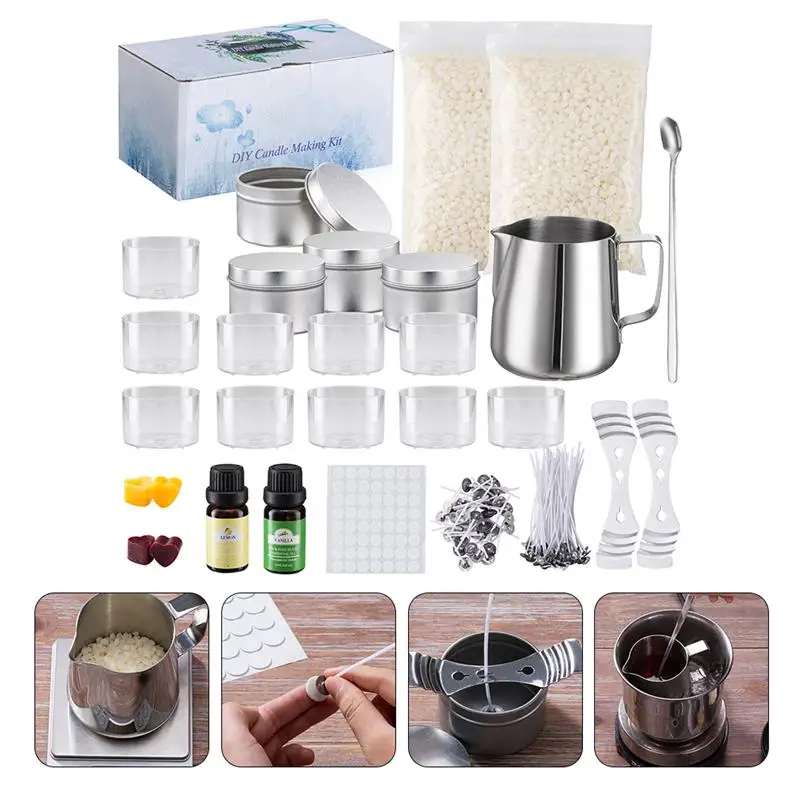 Набор для изготовления свечей сделай сам комплект из пчелиного воска