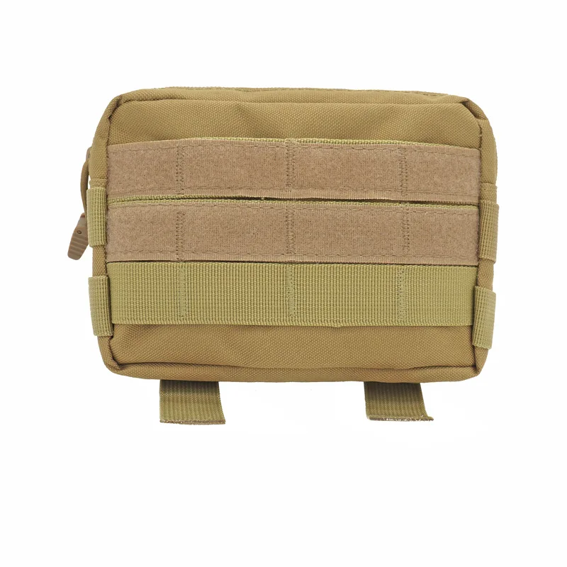 Khaki Открытый охотничий рюкзак аксессуар Molle Pouch 600D обновленная тактическая сумка D-Ring открытый жилет поясная сумка мультифункциональная сумка - Цвет: Khaki