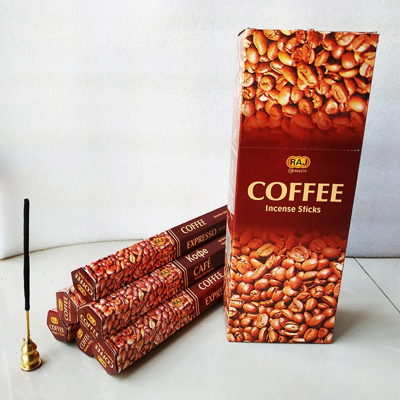 T одна маленькая коробка кофе ручной прокатки натуральные индийские палочки