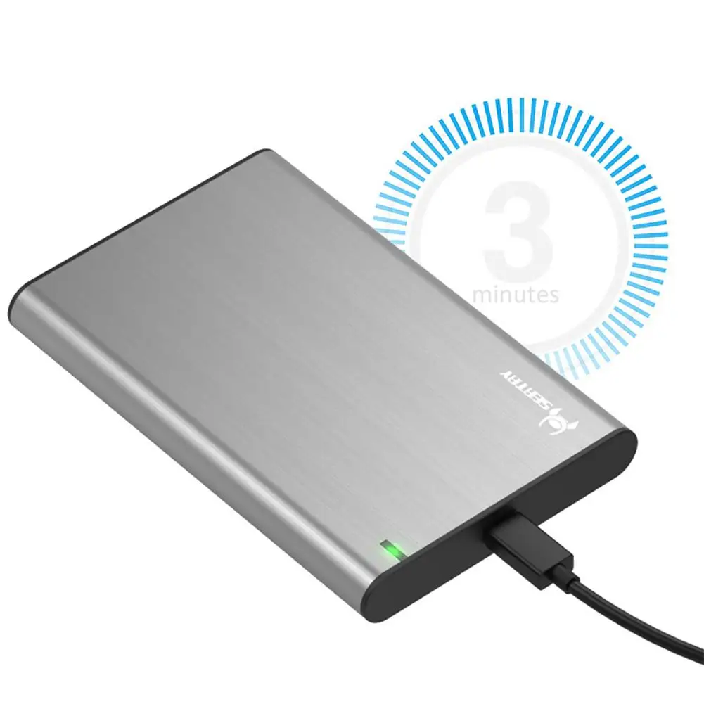 Чехол для жесткого диска 2 5 дюйма SATA 3 0 к USB адаптер корпус SSD диск HDD коробка Тип C 1