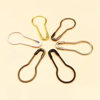 100 pieces round safety pins 21 5mm small copper buckle clothing hanging tags 6 retro colors brooch diy decoration accessories