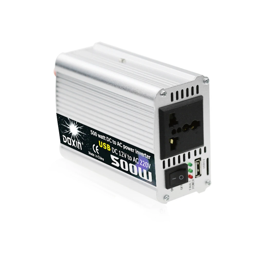 Автомобильный Инвертор 500 Вт 12 В 220 50 Гц автоматический инвертор разъем