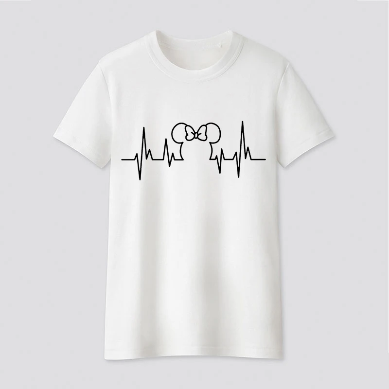 

90s Graphic Rock Top Tees Female Beating heart T Shirt Women Harajuku Vintage T-shirt Fashion Queen Tshirt