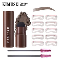 kimuse prefect eyebrow stamp shaping kit eyebrow stencils waterproof long lasting one step brow stamp makeup kit