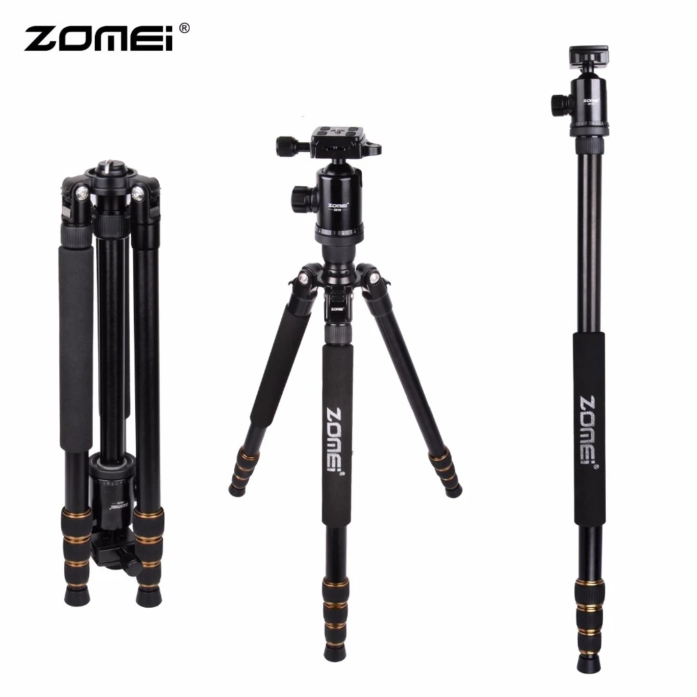 Zomei Z668 Z 668 Профессиональный фотографический дорожный Компактный алюминиевый