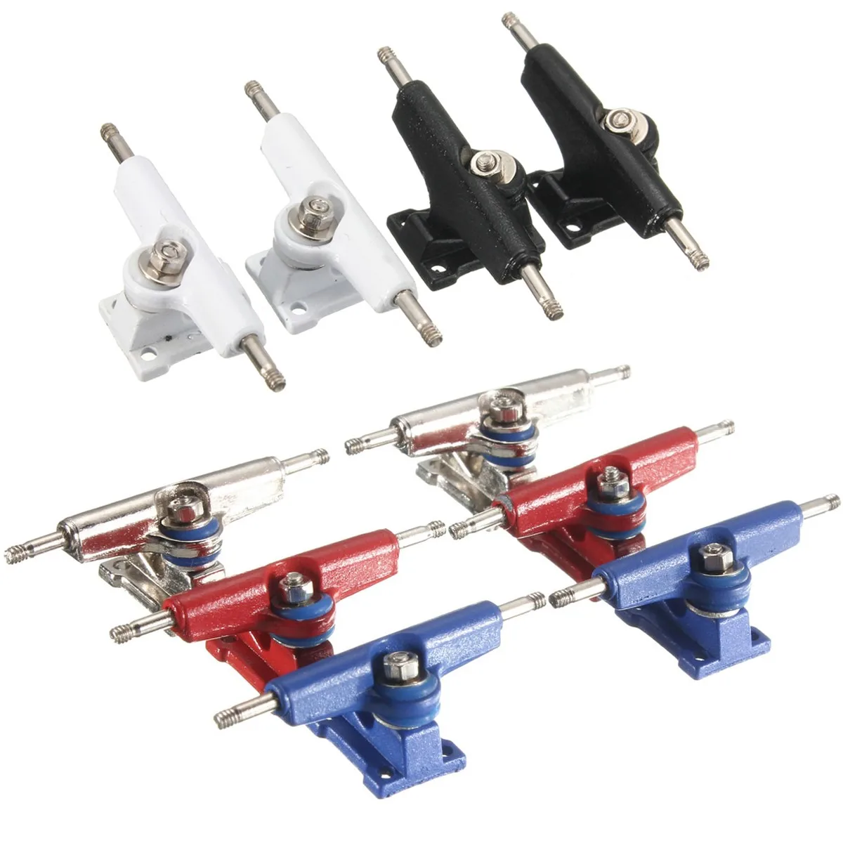 

Finger Skate Board Fingerboard Truck Skateboard Trucks DIY 32MM Tool Kit Screws Wheel Nuts Gift New