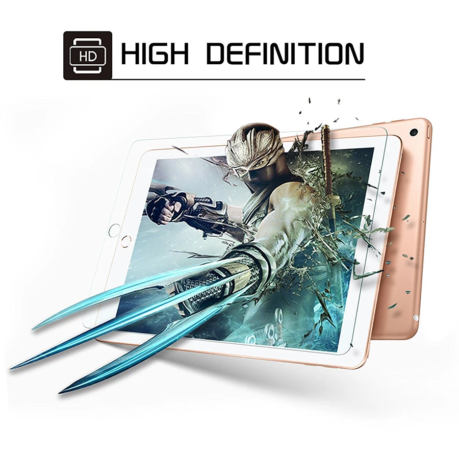 Закаленное стекло для ipad air 1 2 ipad mini 2 3 4 5 6 11 дюймов HD экран протектор 9H Защитное стекло для ipad 9,7 10,5