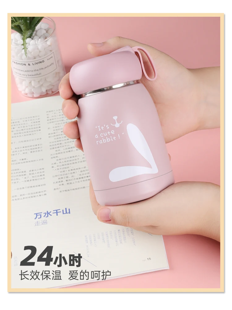 Портативные маленькие чашки термобутылка из нержавеющей стали 500 мл для