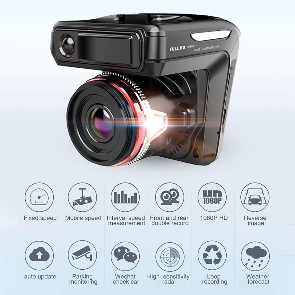 Беспроводной автомобильный видеорегистратор с HD ночным видением электронная