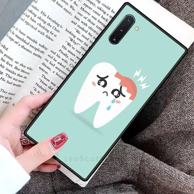 

NEW ARRIVAL Dental Definitions tooth Phone Cases For Samsung Galaxy S8 S9 S10 Plus S10E Note 3 4 5 6 7 8 9 10 Pro Lite cover