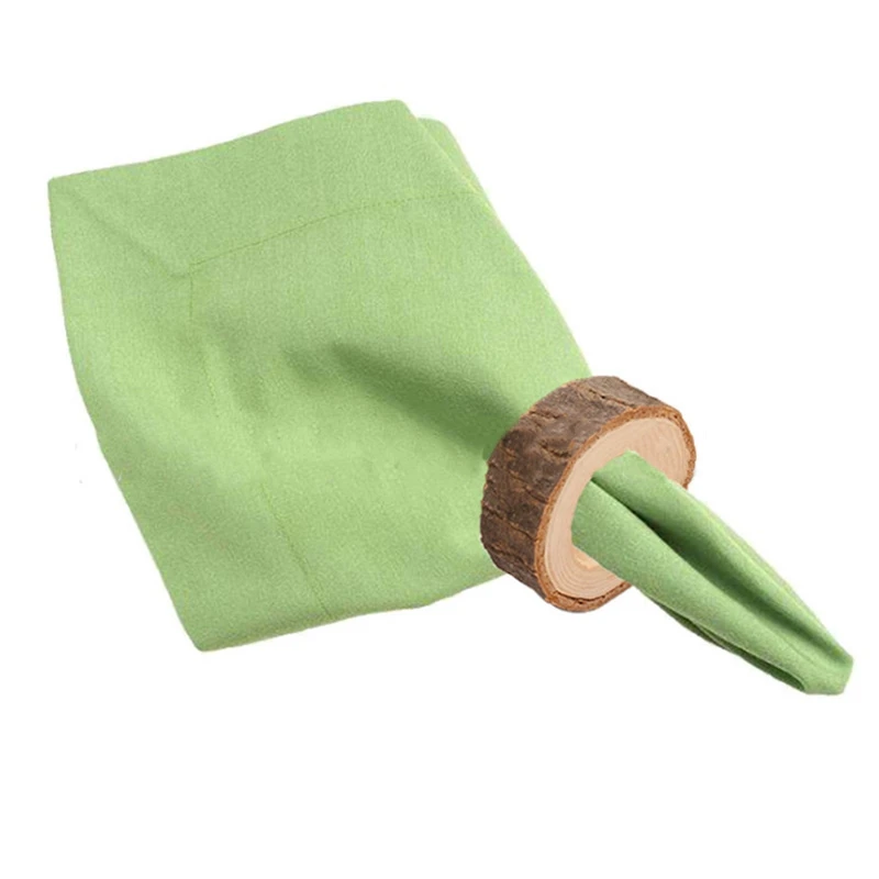 

10 Pcs Handcrafted Rustic Wooden Napkin Rings for Table Dinner Decoration,Family Dinners, Weddings, Outdoor Parties or Everyday
